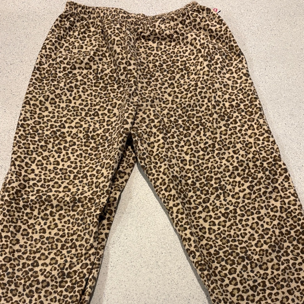 French Jenny Leopard Print Pajama Pants